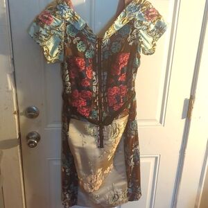 Urban Outfitters Eclectic Color block Vintage Dress